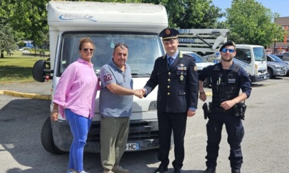 Camper rubato in Francia nel 2024 e ritrovato a Rozzano grazie alla polizia locale
