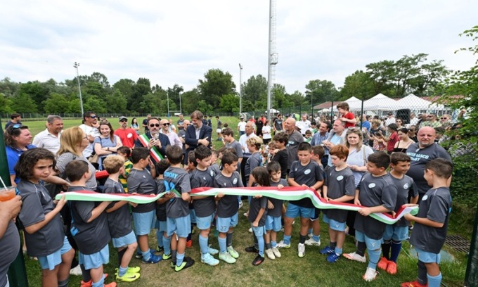 Sport e memoria nella prima giornata della Festa dello Sport di Buccinasco: inaugurato il campo dedicato al pm Marcello Musso