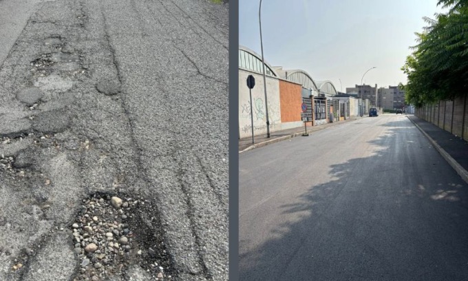 Al via i lavori di asfaltatura sulle strade di Trezzano, l’assessore: “Asfaltiamo la strada del cambiamento”