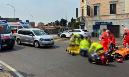 Ciclista 59enne investito a Corsico sul ponte di viale Liberazione: atterra l'eliambulanza