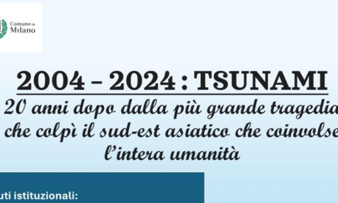 “2004 – 2024: TSUNAMI” – 20 anni dopo la grande tragedia