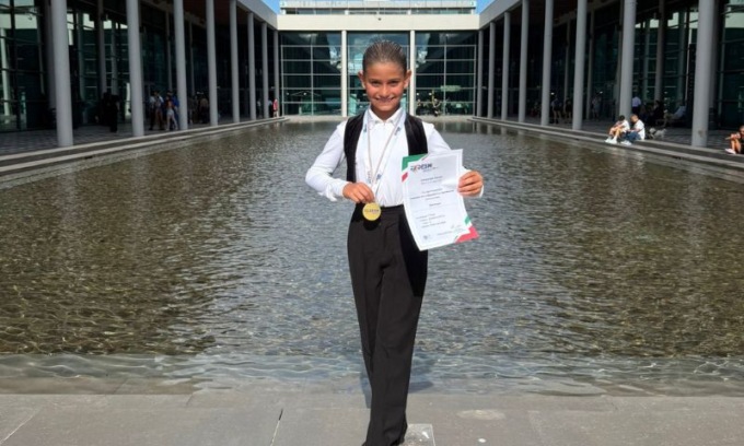 Alex Dragan, 10 anni e una passione che brucia in pista: il piccolo talento di Cesano conquista il titolo italiano di danza sportiva