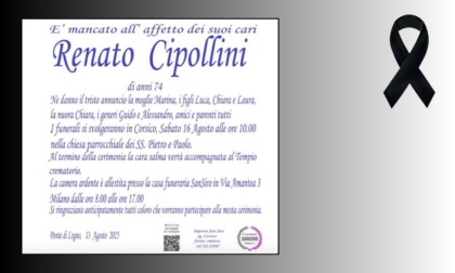 Addio a Renato Cipollini, storico farmacista di Corsico