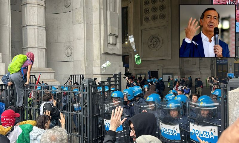 Sala sugli scontri tra manifestanti e Forze dell’Ordine: “Milano campo di battaglia, indagini rapide per individuare responsabili”