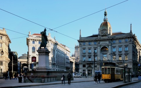 I tram tornano in piazza Cordusio a partire da oggi lunedì 15 settembre