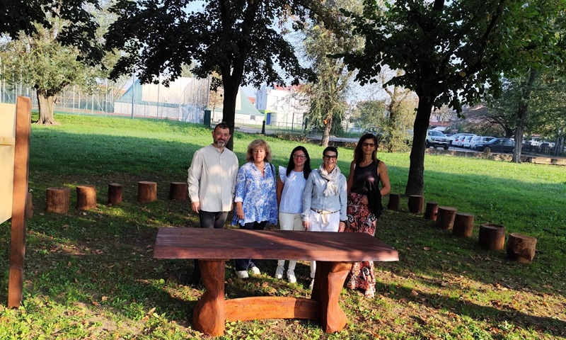 Zibido San Giacomo, a scuola tra natura e cultura: inaugurata l’Aula Tronchi all’aperto