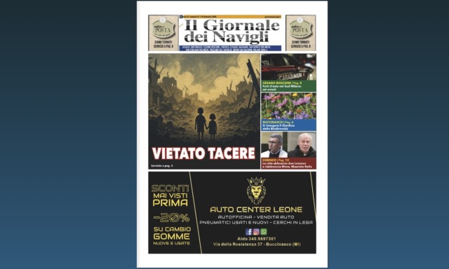Ecco il nuovo numero dell’edizione cartacea de Il Giornale dei Navigli online