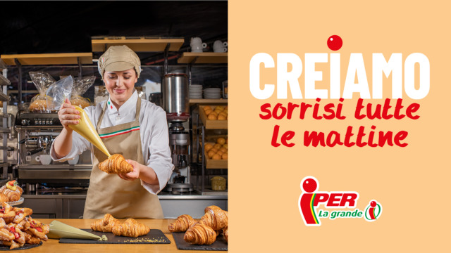 Iper La grande i con “Creiamo” svela l’arte del croissant, preparato ogni giorno nei suoi laboratori a vista