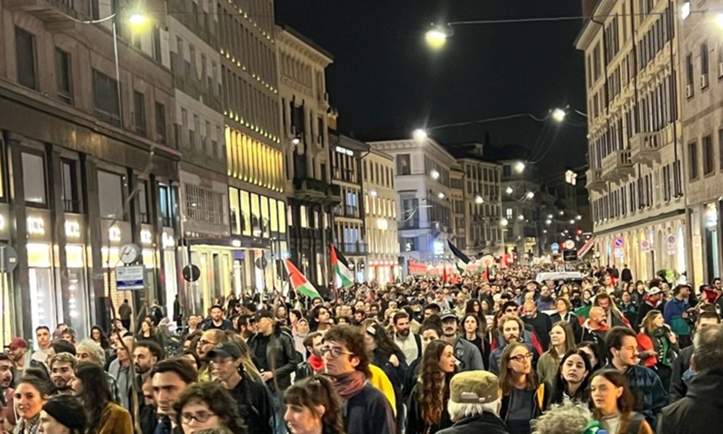 Nuovo corteo a Milano per la Palestina dopo l’assalto alla Flotilla che trasportava medici e farmaci