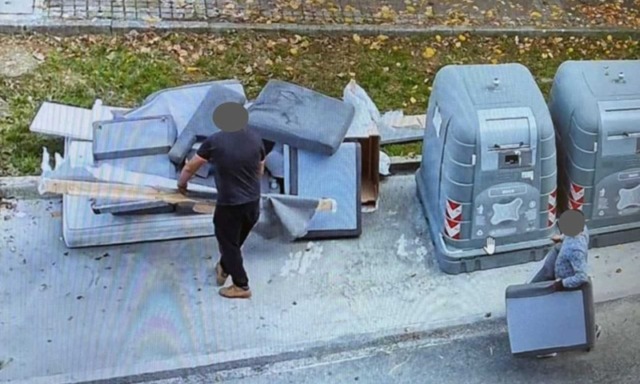 Sorpresi a scaricare mobili davanti all’isola ecologica nel quartiere Aler di Rozzano: incastrati dalle telecamere e multati