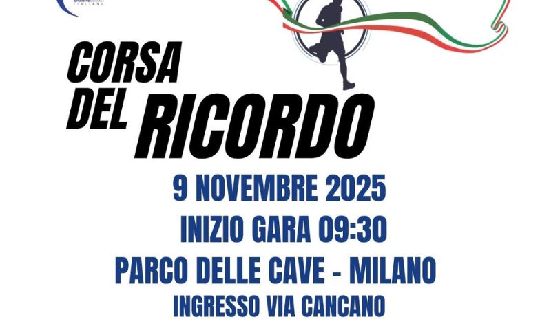 Correre per non dimenticare: la quarta edizione della Corsa del Ricordo arriva a Milano