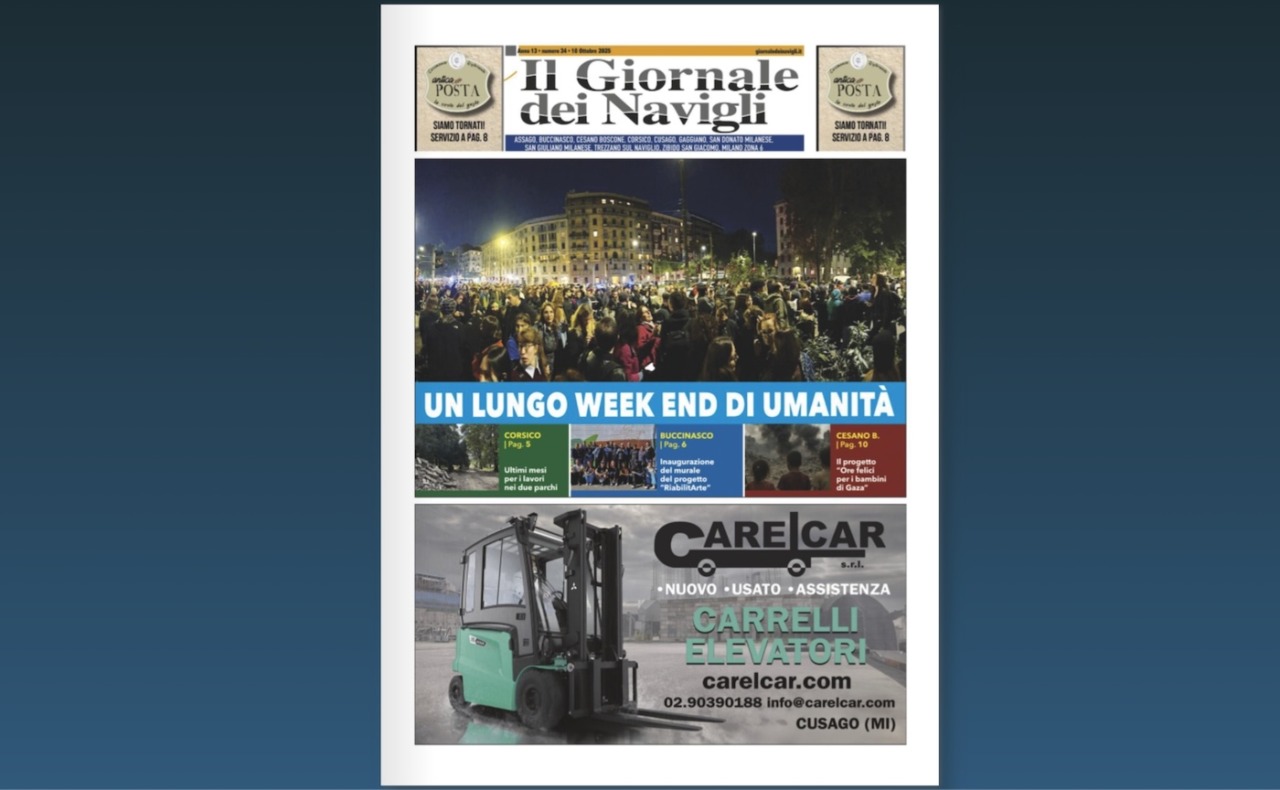Ecco il nuovo numero dell’edizione cartacea de Il Giornale dei Navigli online