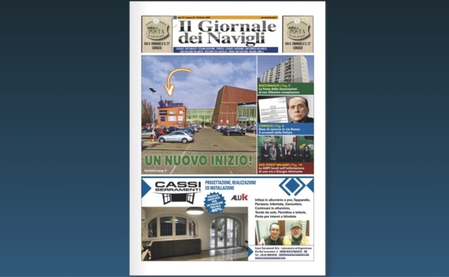 Ecco il nuovo numero dell’edizione cartacea de Il Giornale dei Navigli online