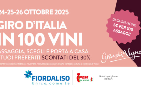 Iper La grande i presenta “Giro d’Italia in 100 Vini”: un viaggio-evento alla scoperta delle migliori etichette italiane al Fiordaliso di Rozzano