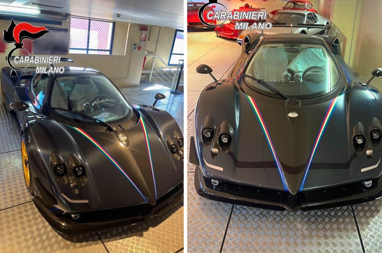 Sequestrata a Milano un’auto di lusso da 12 milioni di euro: era oggetto di appropriazione indebita in Germania