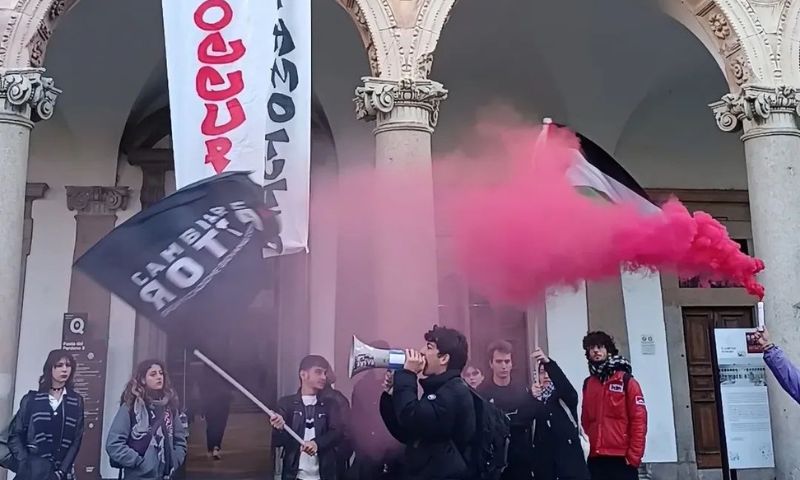Università Statale sotto occupazione: la protesta esplode contro l’assalto alla Flotilla