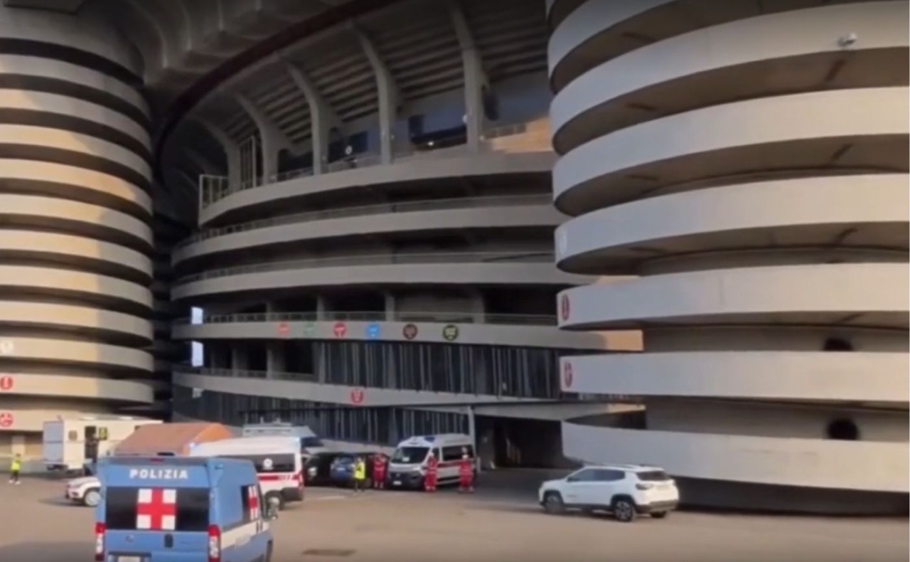 Maxi esercitazione antiterrorismo allo stadio San Siro in vista delle Olimpiadi Milano-Cortina 2026