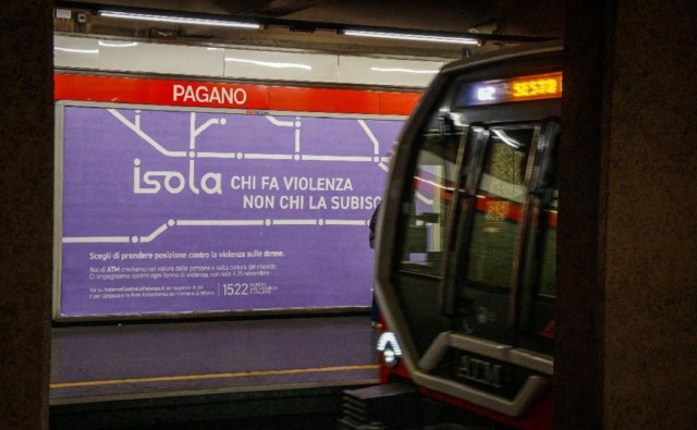 Al via la campagna di Atm contro la violenza sulle donne: “Scegli che tipo d’uomo essere”