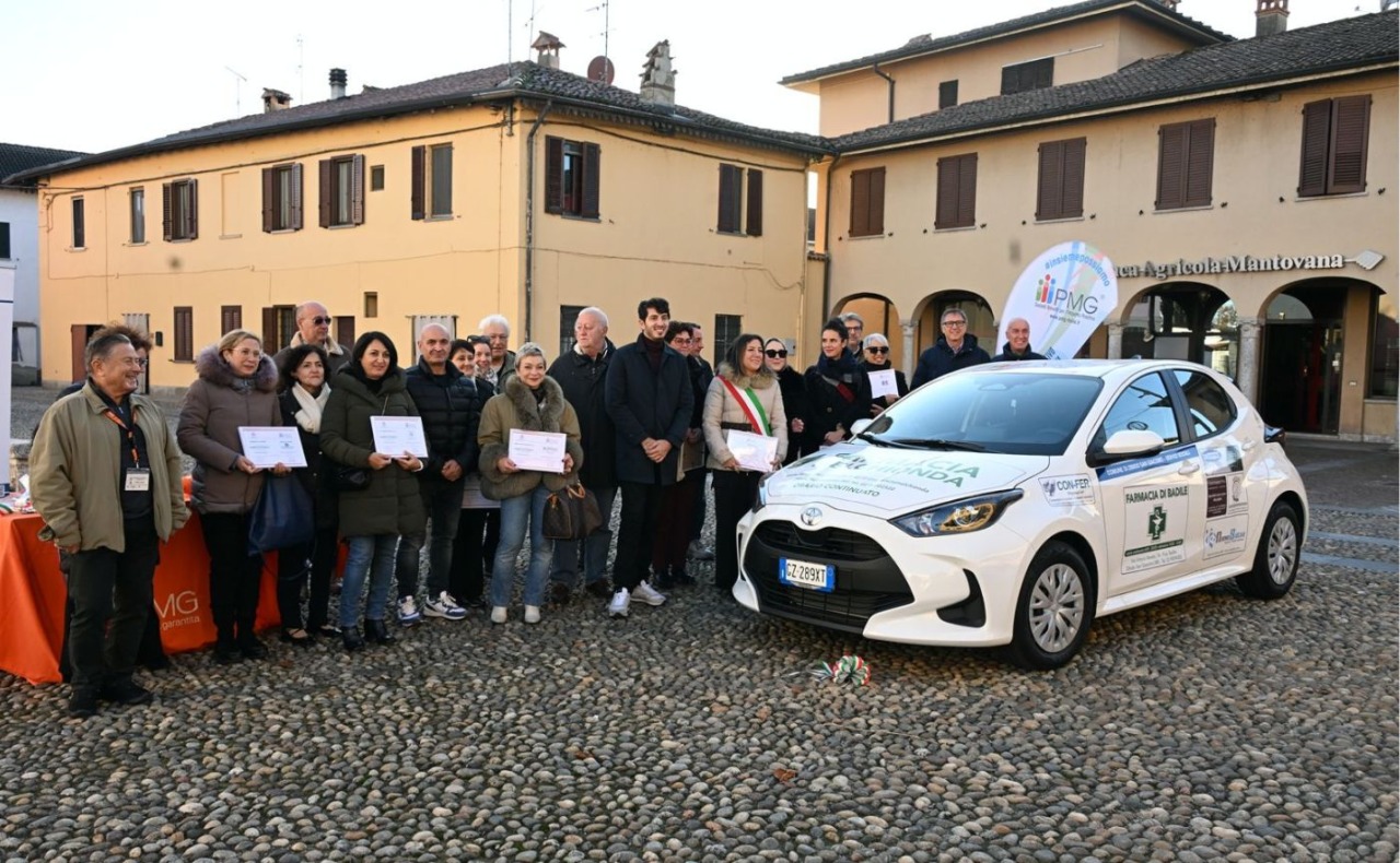 A Zibido San Giacomo una nuova Yaris ibrida per il trasporto sociale