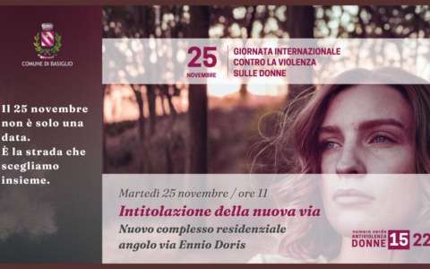 L’inaugurazione della via dedicata al 25 Novembre prima in assoluto in Lombardia: “un piccolo gesto ma sia ‘effetto farfalla’