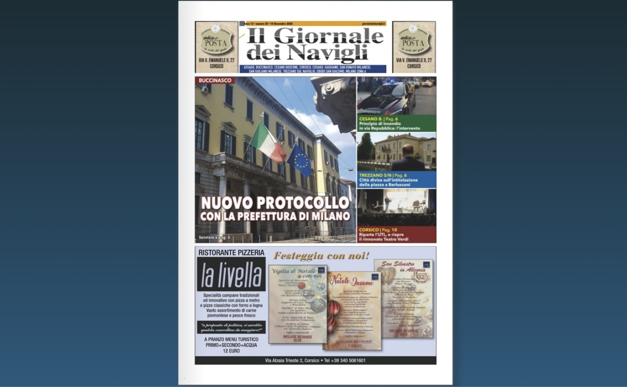 Ecco il nuovo numero dell’edizione cartacea de Il Giornale dei Navigli online