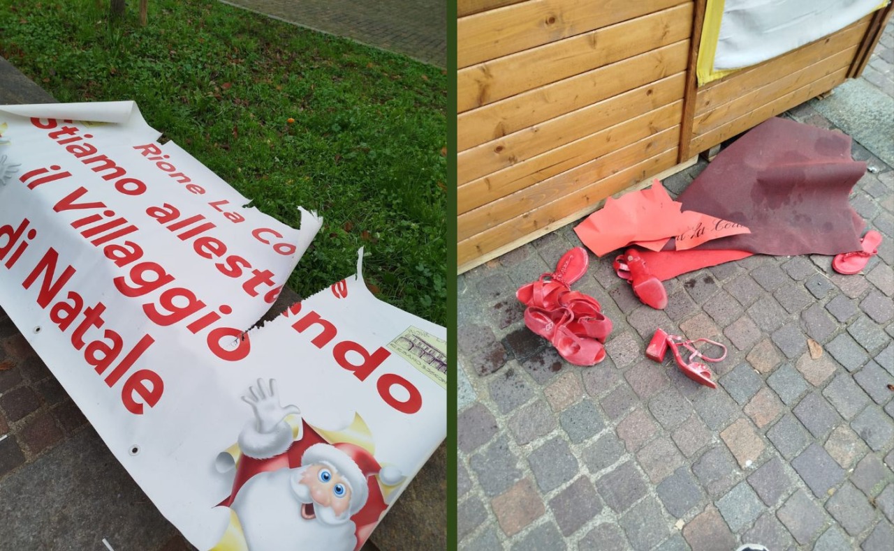 Vandali devastano le installazioni del Rione La Corte a Cesano