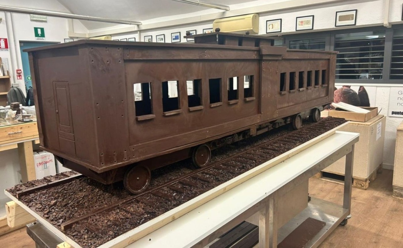 Il treno di cioccolato più lungo del mondo arriva a Milano