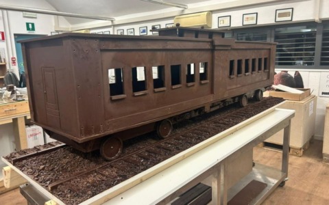 Il treno di cioccolato più lungo del mondo arriva a Milano