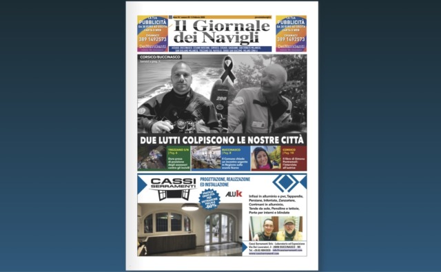 Ecco il nuovo numero dell’edizione cartacea de Il Giornale dei Navigli online