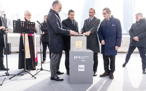 La Rai torna in Fiera: posa della prima pietra per il nuovo centro di produzione
