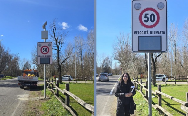 Cesano Boscone, contro l’alta velocità in via Vespucci installati due nuovi dissuasori radar