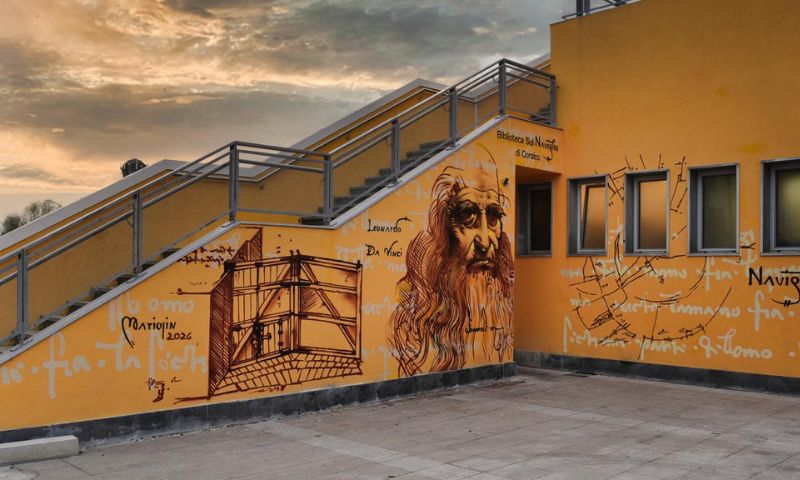 La “Biblioteca sul Naviglio di Corsico” ha ora un nome, e un nuovo murale a impreziosirla