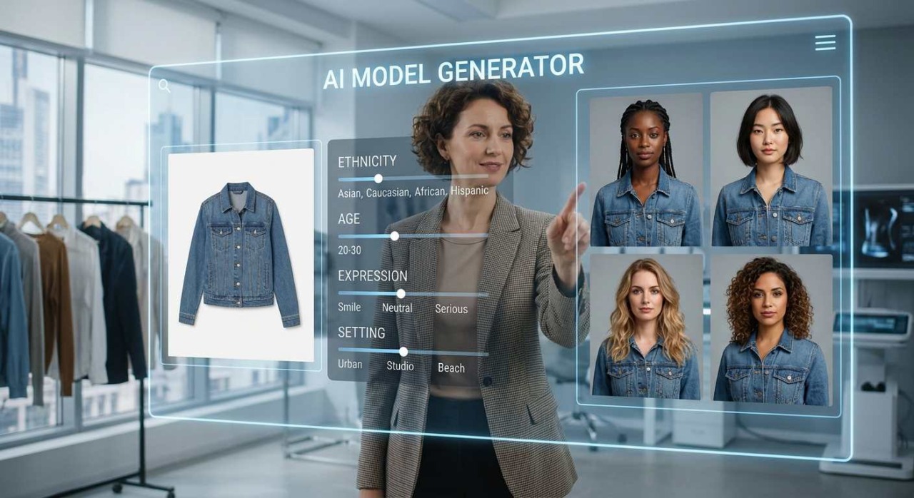 Modelli AI per ecommerce moda: come crearli da zero senza servizi fotografici
