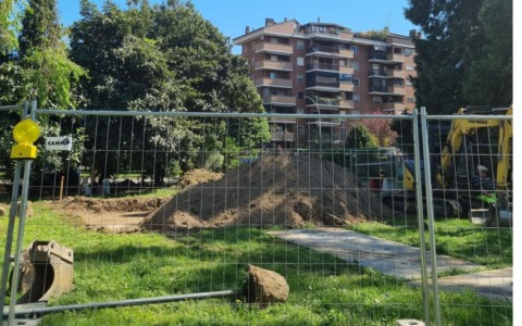 Nuovo impianto di filtraggio dell’acqua potabile nell’area verde di via Marzabotto