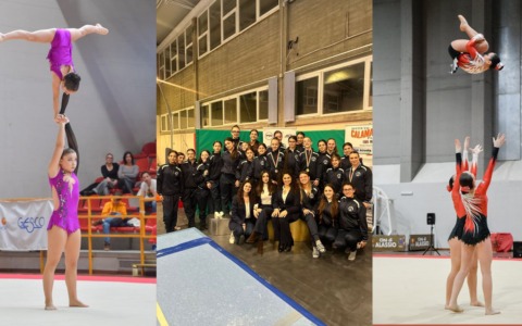 Ginnastica acrobatica, Corsico ancora protagonista: pioggia di medaglie nella seconda prova del Campionato Italiano