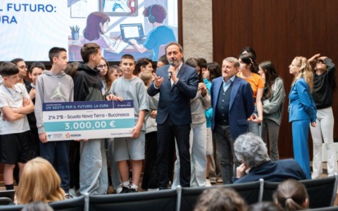 Buccinasco sul podio del concorso di “Un gesto per il futuro: la cura”: la Nova Terra premiata per la creatività degli studenti