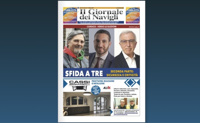 Ecco il nuovo numero dell’edizione cartacea de Il Giornale dei Navigli online