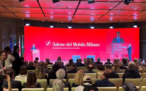 Inaugurata la 64esima edizione del Salone del Mobile: le istituzioni a Rho per il debutto