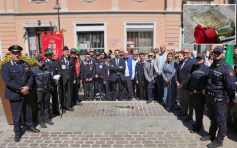 Corsico ricorda Alessandro Santagostino: posizionata la Pietra d’inciampo per il lavoratore coatto morto in Germania