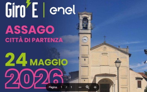 Assago ospita la partenza della 12a tappa del Giro-E Enel 2026