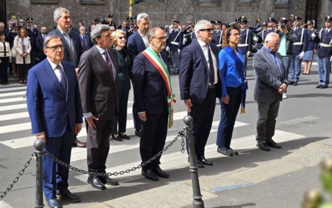 Commemorazione in Questura in ricordo di Luigi Calabresi e delle vittime della strage del 1973 di via Fatebenefratelli