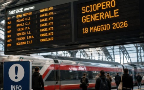 Sciopero generale di oggi, lunedì 18 maggio: possibili disagi per treni, metro, bus e servizi pubblici