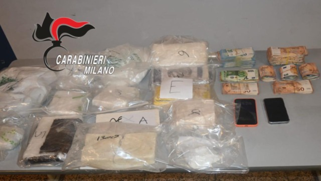 Maxi sequestro a Corsico: 23enne fermato con 12 kg di cocaina e 30mila euro