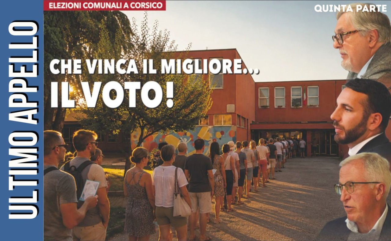 ELEZIONI COMUNALI CORSICO 2026 | I tre candidati sindaco di Corsico rispondono alle nostre domande – ULTIMO APPELLO: “Perché votare me?”