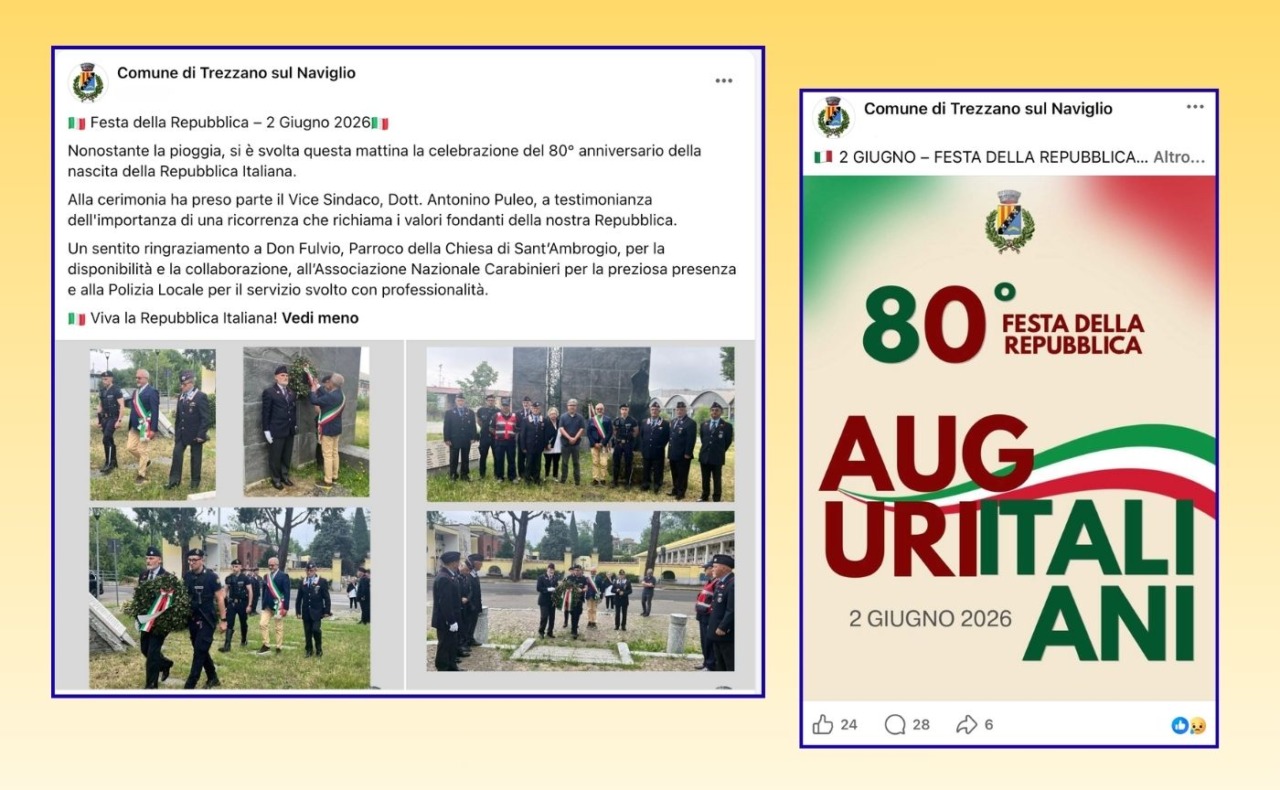 Festa della Repubblica a Trezzano: scoppia la polemica