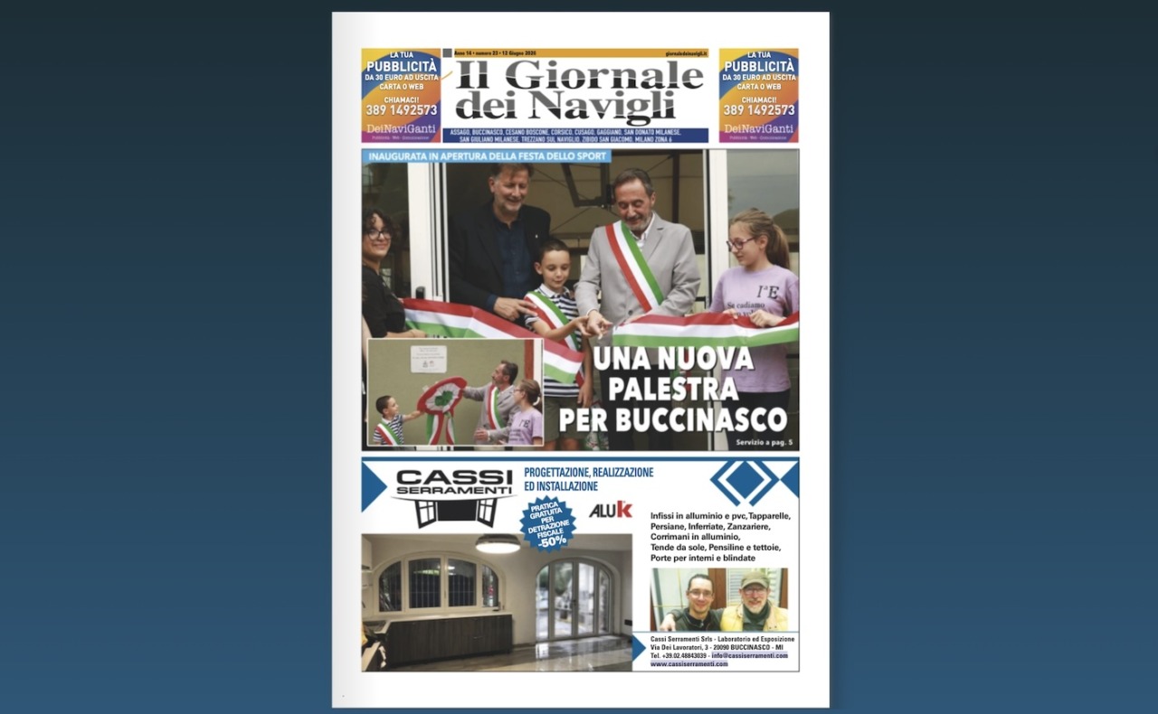 Ecco il nuovo numero dell’edizione cartacea de Il Giornale dei Navigli online