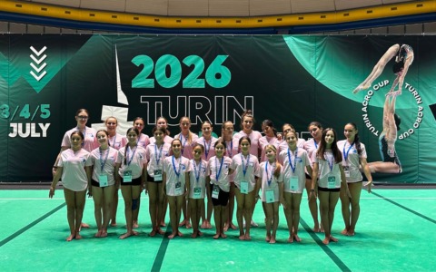 Ginnastica acrobatica: il Nuovo Centro Sportivo Corsico brilla sulla scena internazionale della Turin Acro Cup 2026
