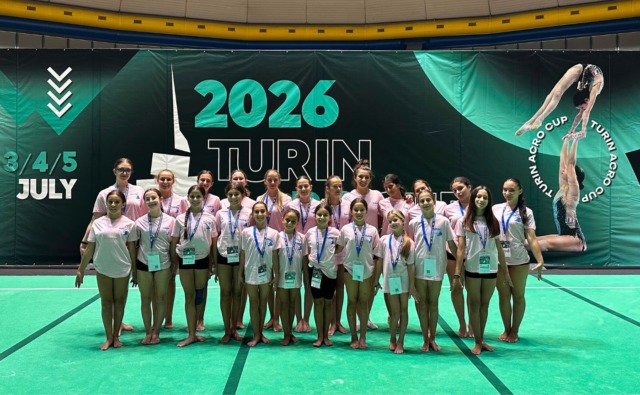 Ginnastica acrobatica: il Nuovo Centro Sportivo Corsico brilla sulla scena internazionale della Turin Acro Cup 2026