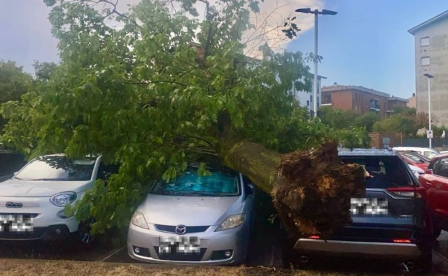 Violento temporale sul milanese, Rozzano tra le aree più colpite dal maltempo: il Comune monitora i danni