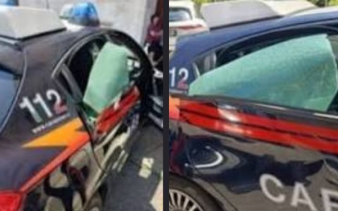 Mattinata di caos in viale Lucania a Milano: 32enne aggredisce tre carabinieri e danneggia un’auto di servizio